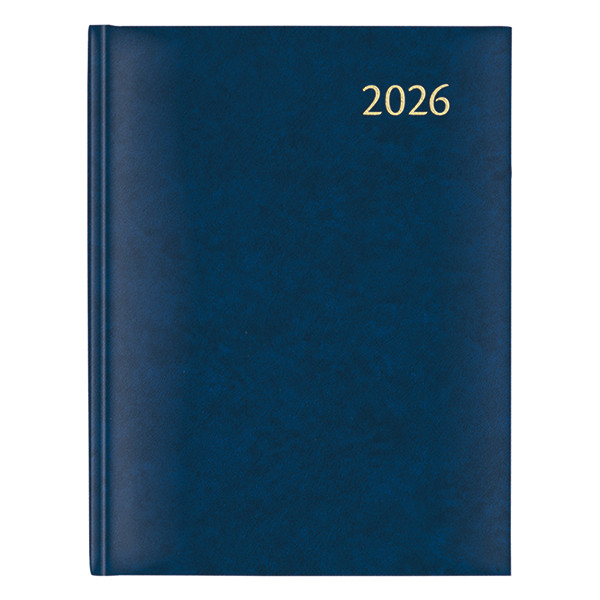 Aurora Plan-A-Week Florence agenda semainier avec division trimestrielle 2026 (1 semaine sur 2 pages) 7 langues - bleu 330131 - 1