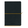 Aurora Tesoro carnet de notes A5 ligné 96 feuilles - noir/jaune 330077 - 1