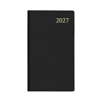 Aurora Timeplan Seta 2027 agenda semainier 2027 (1 semaine par page) 4 langues - noir 440166
