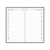 Aurora Timeplan Seta 2027 agenda semainier 2027 (1 semaine par page) 4 langues - noir 440166 - 2