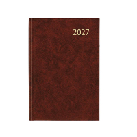 Aurora Universe Florence agenda semainier 2027 avec répartition par heure (1 semaine par 2 pages) 6 langues - bordeaux 440143