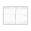 Aurora Universe Florence agenda semainier 2027 avec répartition par heure (1 semaine sur 2 pages) 6 langues  bleu 440142 - 2