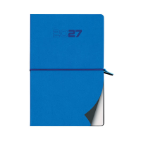 Aurora Universe Tesoro 2027 agenda semainier avec répartition par heure (1 semaine sur 2 pages) 6 langues - bleu 440125