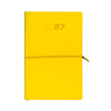 Aurora Universe Tesoro 2027 agenda semainier avec répartition par heure (1 semaine sur 2 pages) 6 langues - jaune 440126 - 1