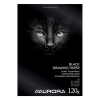 Aurora bloc à dessin A4 papier noir 120 g/m² (20 feuilles) 330071 - 1