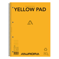 Aurora bloc de cours A4 ligné 80 g/m² 80 feuilles papier chamois 330045