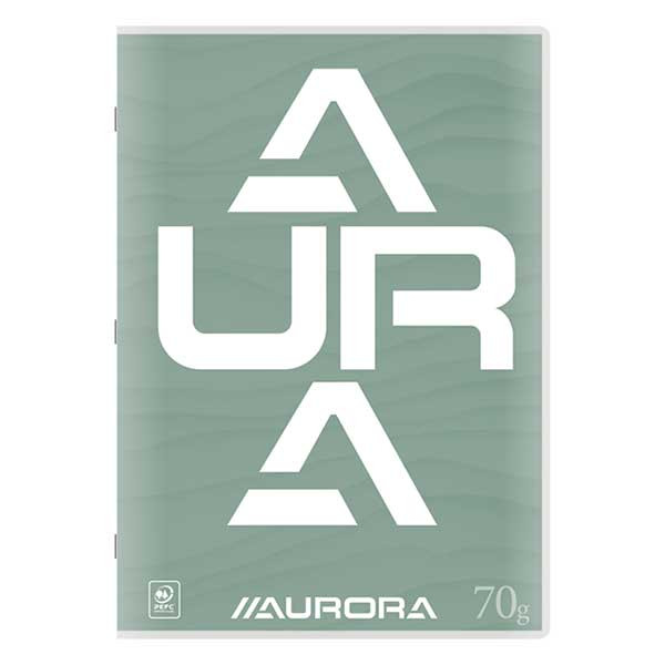 Aurora cahier ligné A4 36 feuilles - vert 330100 - 1