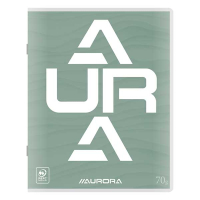 Aurora cahier quadrillé 165 x 210 mm 36 feuilles (10 mm) - vert 330098