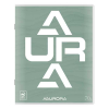 Aurora cahier quadrillé 165 x 210 mm 36 feuilles (5 mm) - vert 330096 - 1