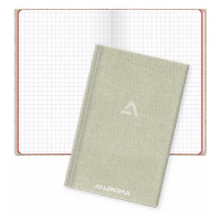 Aurora carnet de notes 105 x 165 mm quadrillé 96 feuilles (5 mm) - gris 330062