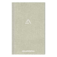 Aurora carnet de notes 125 x 195 mm quadrillé 96 feuilles (5 mm) - gris 330063