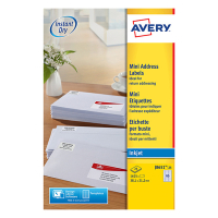Avery étiquettes d'adresse J8651-25 | 1625 pièces | 38,1 x 21,2 mm 212260