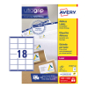 Avery étiquettes d'adresse L7161-100 | 1800 pièces | 63,5 x 46,6 mm | technologie Quickpeel 212106 - 1