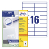 Avery Wweckform 3665 étiquettes multi-usages 105 x 33,8 mm (1600 étiquettes) 212492 - 1