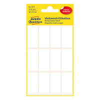 Avery Zweckform 3077 étiquettes multi-usages 38 x 18 mm (72 pièces) - blanc 212180