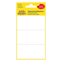 Avery Zweckform 3081 étiquettes multi-usages 76 x 39 mm (18 pièces) - blanc 212208