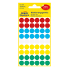 Avery Zweckform 3088 pastilles adhésives de couleurs assorties Ø 12 mm (270 pièces) 212358 - 1
