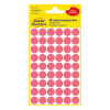 Avery Zweckform 3147 pastilles adhésives Ø 12 mm (270 pièces) - rouge clair 212352 - 1