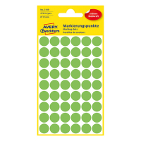 Avery Zweckform 3149 pastilles adhésives Ø 12 mm (270 pièces) - vert clair 212356