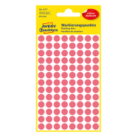 Avery Zweckform 3177 pastilles de couleur Ø 8 mm (416 pièces) - rouge clair 212332