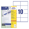 Avery Zweckform 3425 étiquettes multi-usages 105 x 57 mm (1000 étiquettes) 212012 - 1
