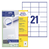 Avery Zweckform 3481 étiquettes multi-usages 70 x 41 mm (2100 étiquettes) 212044 - 1