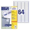 Avery Zweckform 3667 étiquettes multi-usages 48,5 x 16,9 mm (6400 étiquettes) 212024 - 1