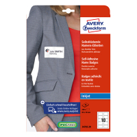 Avery Zweckform J4785-20 étiquettes badges adhésifs pour imprimante à jet d'encre 50x80 mm (200 pièces) 212686