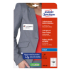 Avery Zweckform J4785-20 étiquettes badges adhésifs pour imprimante à jet d'encre 50x80 mm (200 pièces) 212686 - 1