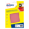 Avery Zweckform PET08R pastilles de couleur Ø 8 mm (2940 pièces) - rouge 212706 - 1