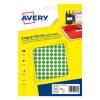 Avery Zweckform PET08V pastilles de couleur Ø 8 mm (2940 pièces) - vert 212707 - 1