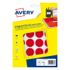 Avery Zweckform PET30R pastilles de couleur Ø 30 mm (240 étiquettes) - rouge 212724 - 1