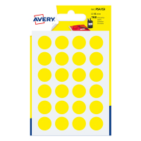 Avery Zweckform PSA15J pastilles adhésives Ø 15 mm (168 pièces) - jaune 212719