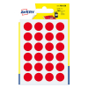 Avery Zweckform PSA15R pastilles de couleur Ø 15 mm (168 étiquettes) - rouge 212720 - 1