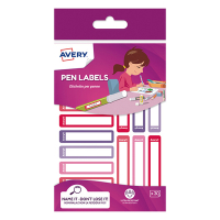 Avery family RESM30F mini étiquettes 50 x 10 assorties rouge - violet (30 pièces) 212798