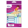 Avery family RESM30G mini étiquettes 50 x 10 assorties vert - bleu (30 pièces) 212797 - 1