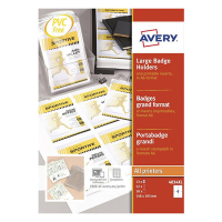 Avery zweckform 4834XL set de porte-badges sans lacet 105 x 148 mm (52 pièces) 212777
