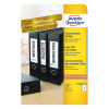Avery zweckform C32267-25 cartes à insertion de dos 54 x 190 mm (125 étiquettes) 212816 - 1