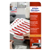 Avery zweckform L4726-20 inserts microperforés pour badges 40 x 75 mm (240 pièces) - blanc 212586 - 1