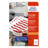 Avery zweckform L4728-20 inserts microperforés pour badges 60 x 90 mm (160 pièces) - blanc 212590 - 1