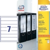 Avery zweckform L4760-25 étiquettes dos de classeur 192 x 38 mm (175 pièces) - blanc 212514 - 1