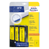 Avery zweckform L4765-20 étiquettes de dos 192 x 38 mm (140 pièces) - jaune 212815 - 1