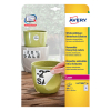 Avery zweckform L4773REV-20 étiquettes enlevables résistantes aux intempéries 63,5 x 33,9 mm amovibles (480 pièces) 212676 - 1