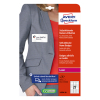 Avery zweckform L4784-20 badges adhésifs en tissu 63,5 x 29,6 mm (540 pièces) - blanc/bleu 212596 - 1