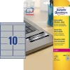 Avery zweckform L6012-20 étiquettes ultra-résistantes métalliques 96 x 50,8 mm (200 pièces) 212450 - 1