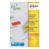 Avery zweckform L6035-20 étiquettes 63,5 x 33,9 mm (480 pièces) - jaune 212757 - 1
