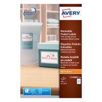 Avery zweckform L7108REV-20 étiquettes produits enlevables rectangulaires 62 x 89 mm (180 pièces) 212616