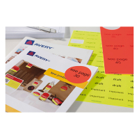 Avery zweckform L7651Y-100 étiquettes produits détachables 38,1 x 21,2 mm (6500 pièces) - jaune 212649