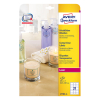 Avery zweckform L7782-25 étiquettes transparentes 63,5 x 38,1 mm (525 pièces) 212691 - 1