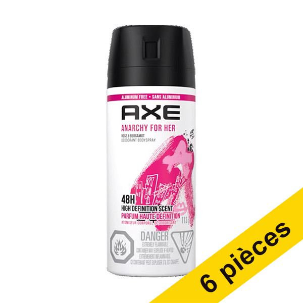 Aanbieding: 6x Axe Anarchy for Her deodorant - body spray (150 ml) SAX00225 - 1
